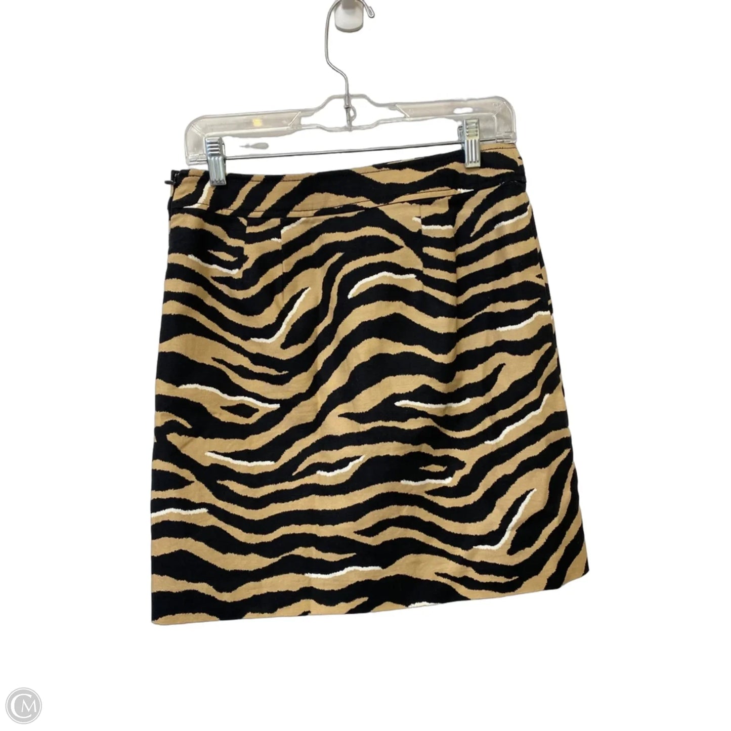 Skirt Mini & Short By Talbots In Zebra Print, Size: 2