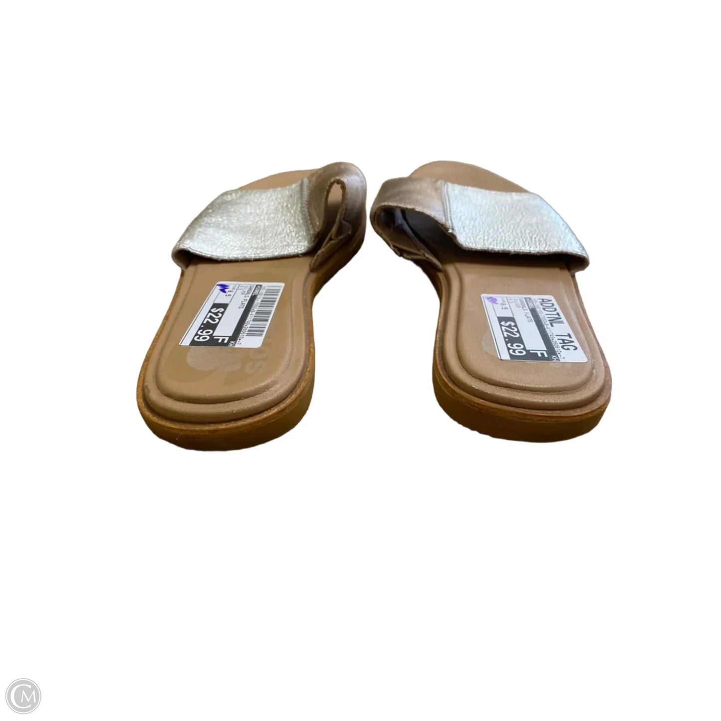 Sandals Flats By Sorel In Silver, Size: 8.5