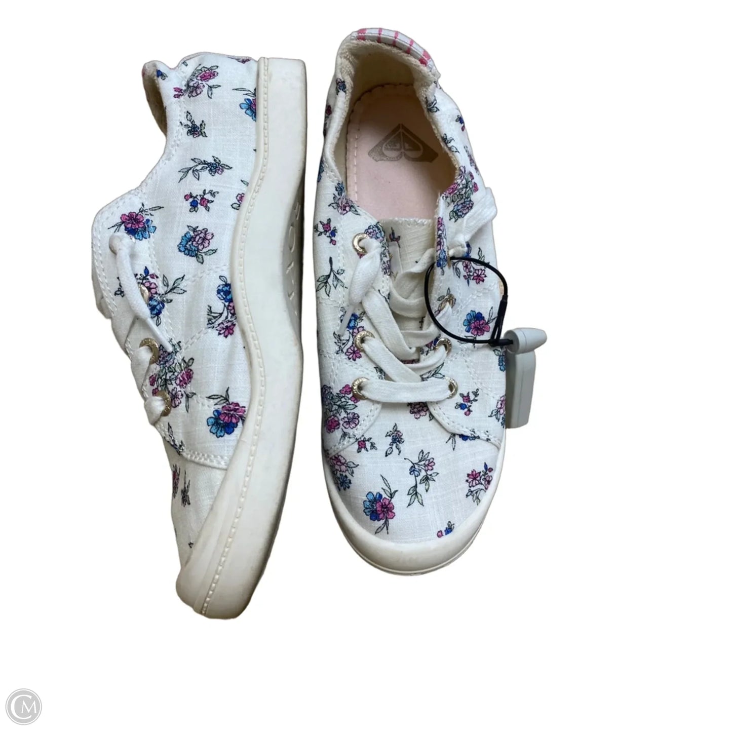 Shoes Sneakers By Roxy In Floral Print, Size: 8