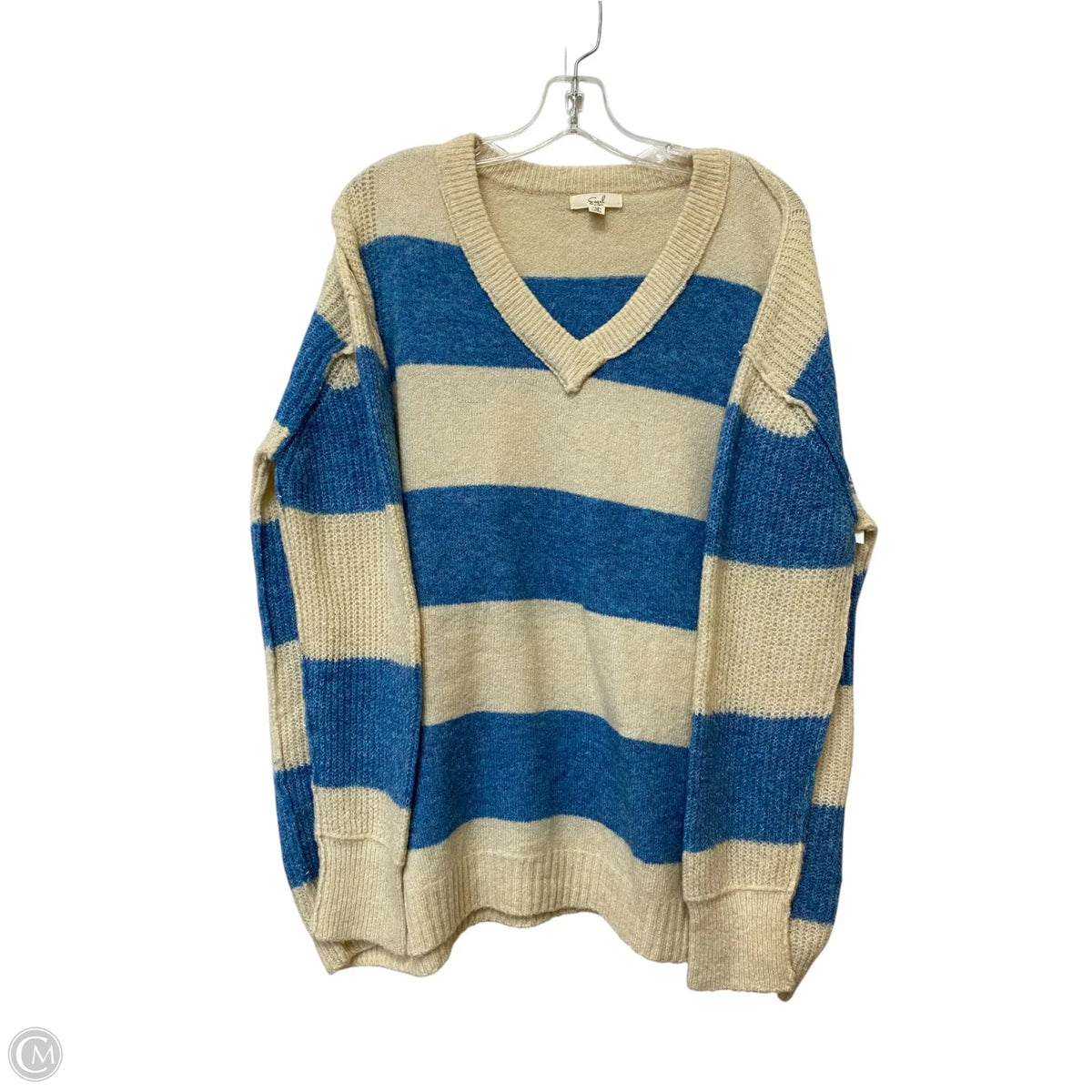 Sweater By Easel In Striped Pattern, Size: M