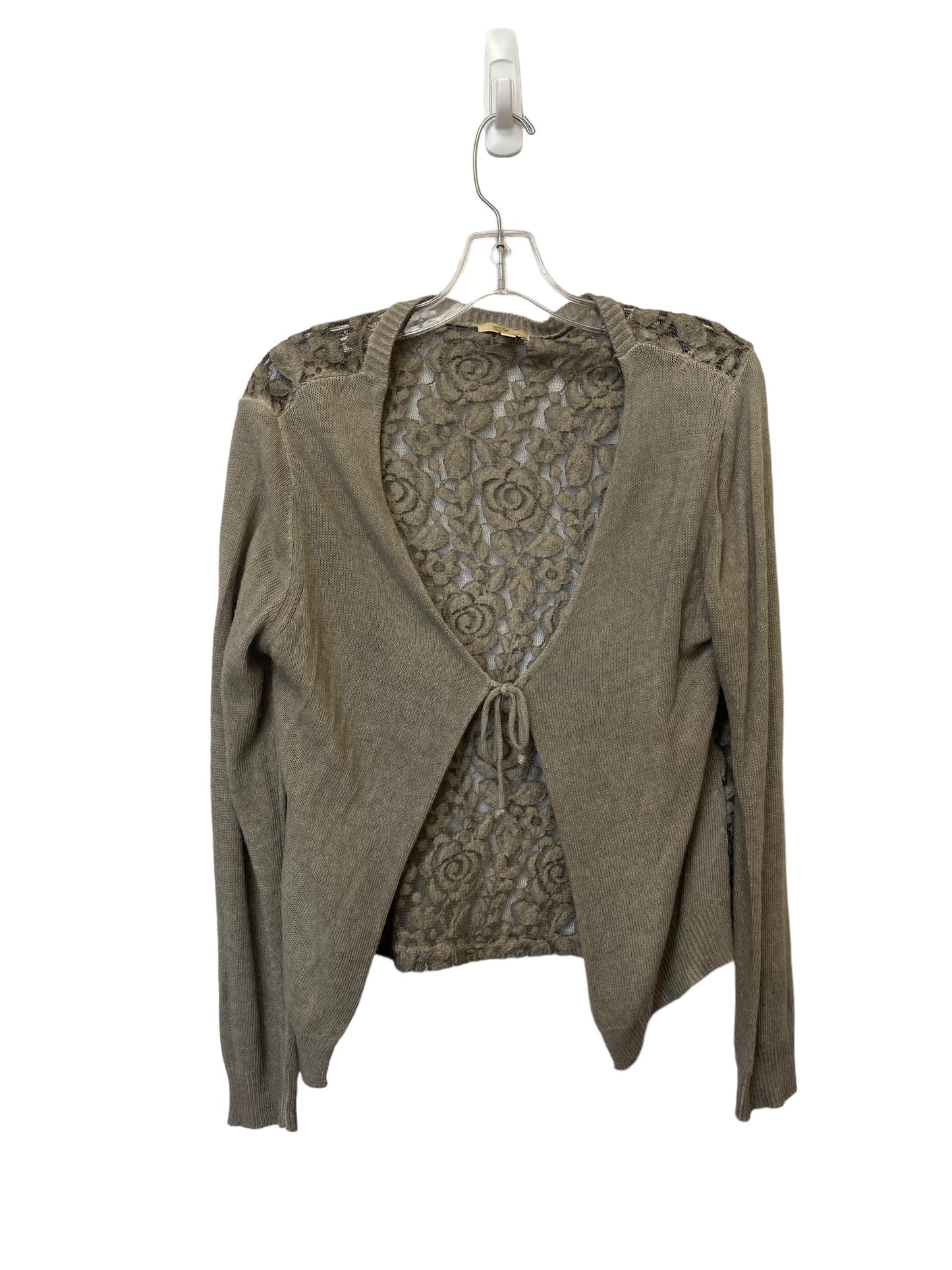 Cardigan By Clothes Mentor In Grey, Size: M