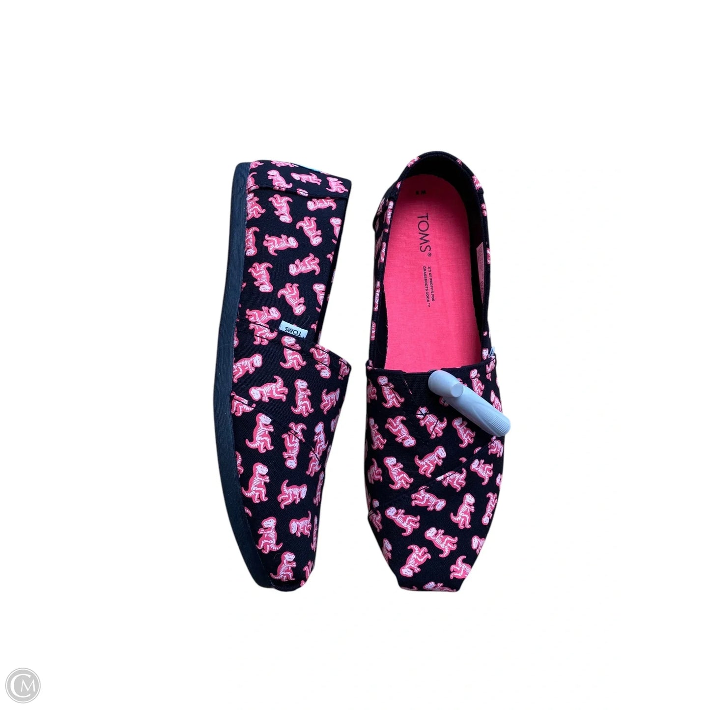 Shoes Flats By Toms In Black, Size: 8