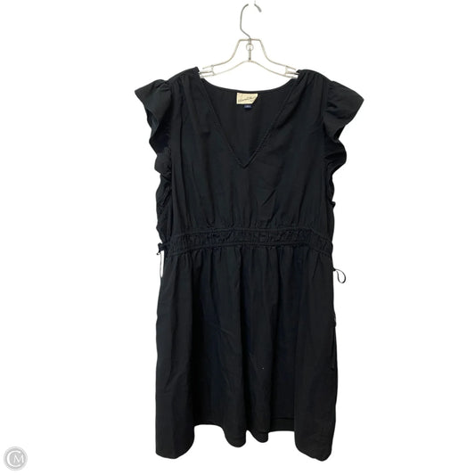 Dress Casual Midi By Universal Thread In Black, Size: Xxl