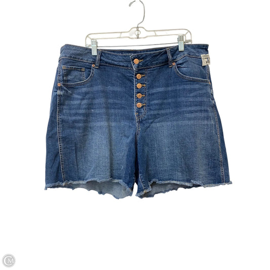 Shorts By Maurices In Blue Denim, Size: 20