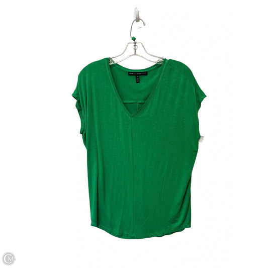 Top Short Sleeve Basic By White House Black Market In Green, Size: Xs