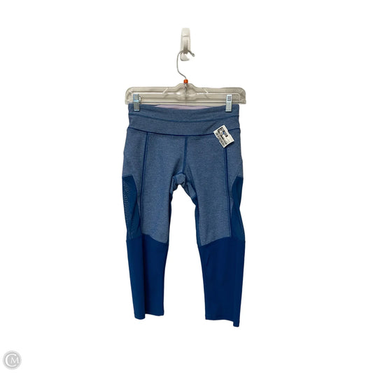 Athletic Capris By Lululemon In Blue, Size: 4