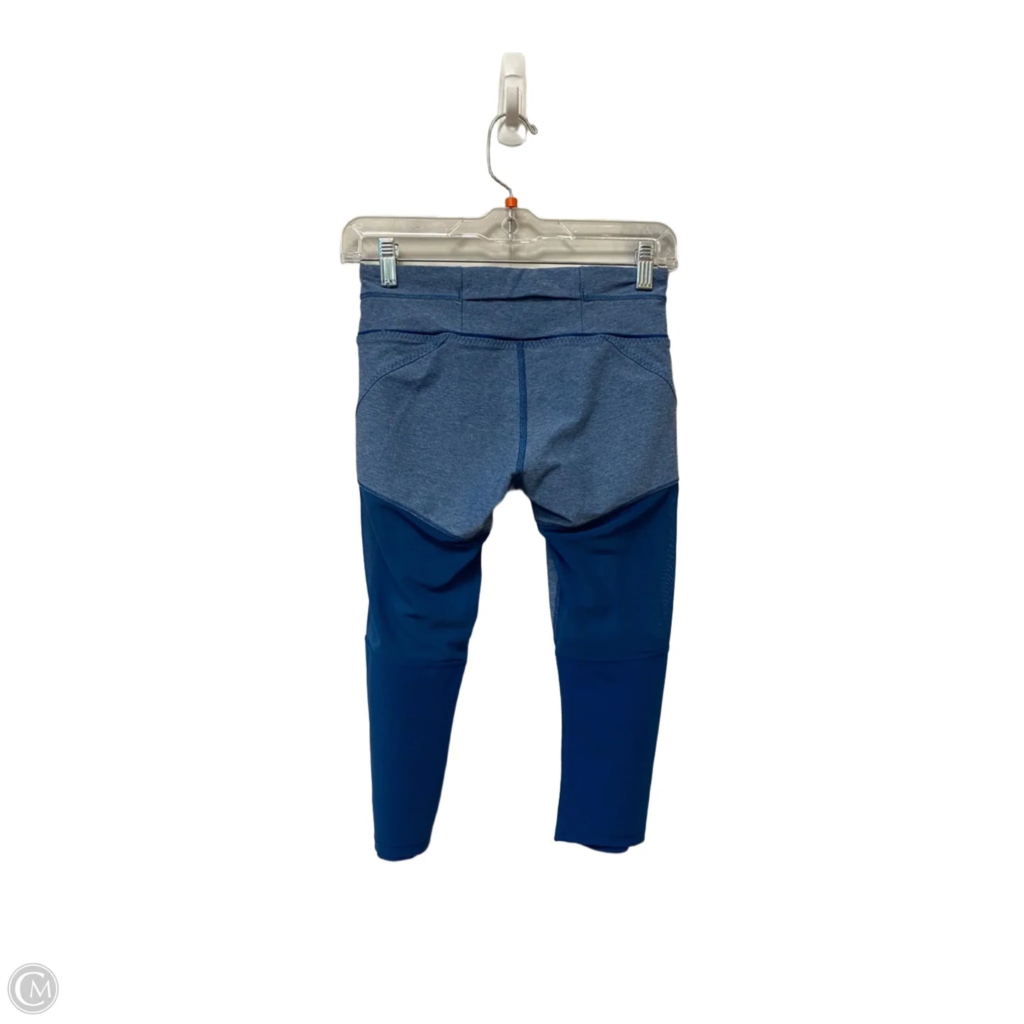 Athletic Capris By Lululemon In Blue, Size: 4