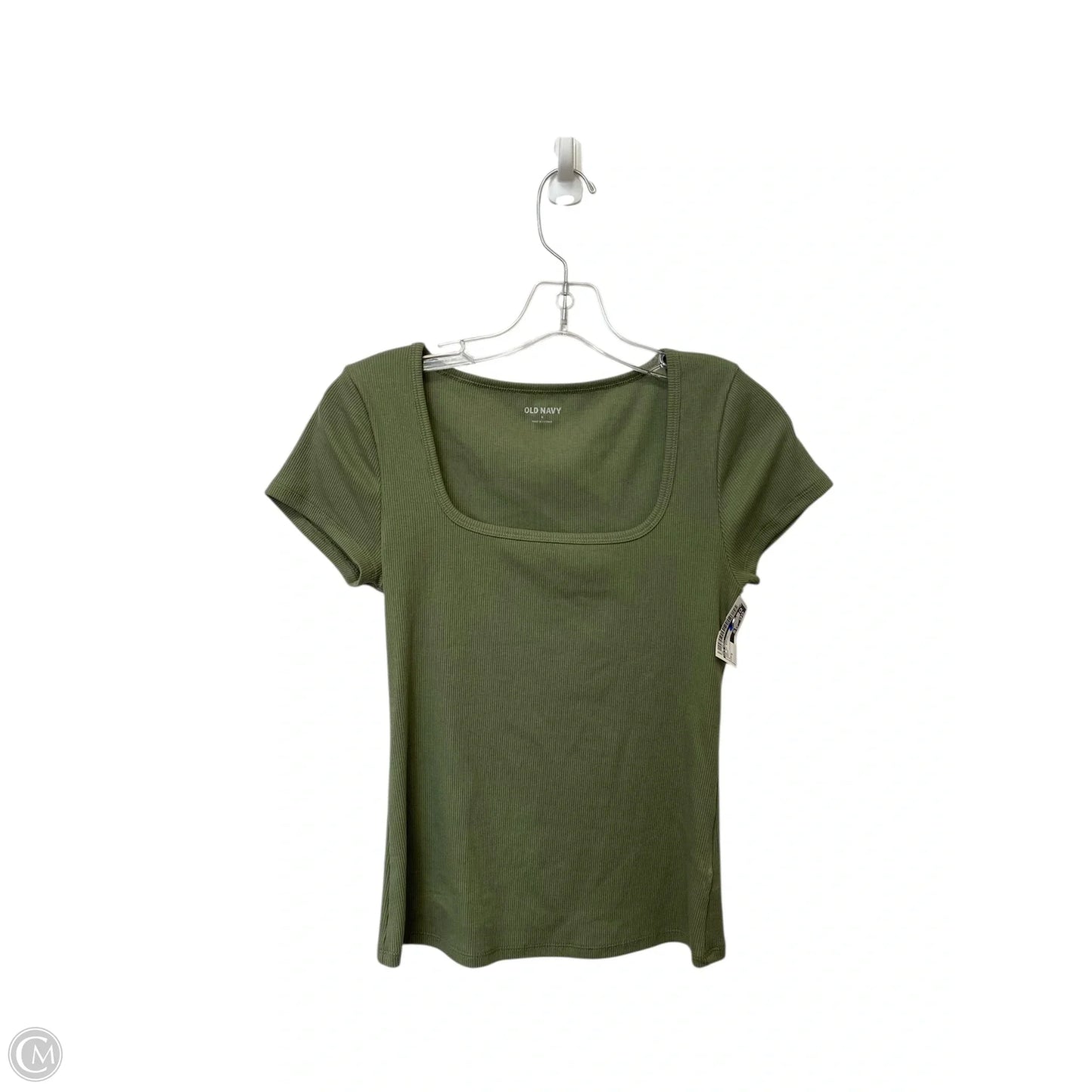 Top Short Sleeve Basic By Old Navy In Green, Size: S
