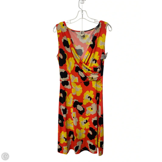 Dress Casual Midi By Anne Klein In Floral Print, Size: M