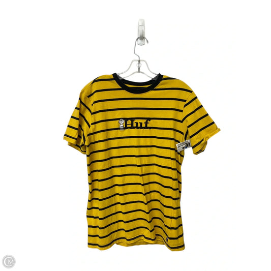 Top Short Sleeve By Clothes Mentor In Striped Pattern, Size: M