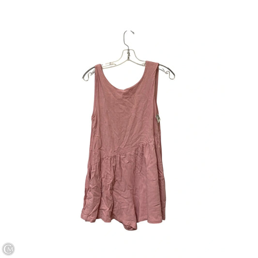 Romper By Clothes Mentor In Pink, Size: 4