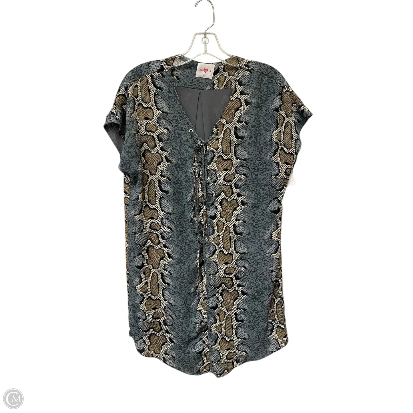 Dress Casual Midi By Buddy Love In Snakeskin Print, Size: S