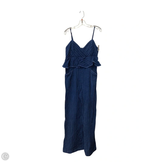 Jumpsuit By Anthropologie In Blue Denim, Size: L
