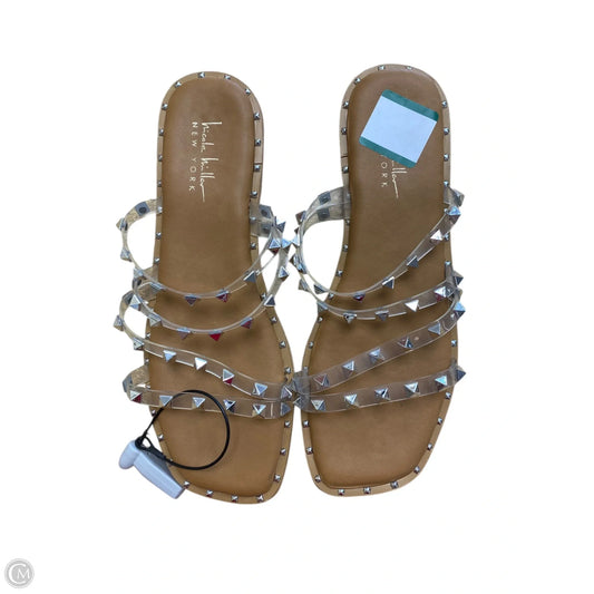Sandals Flats By Nicole Miller In Brown, Size: 9.5