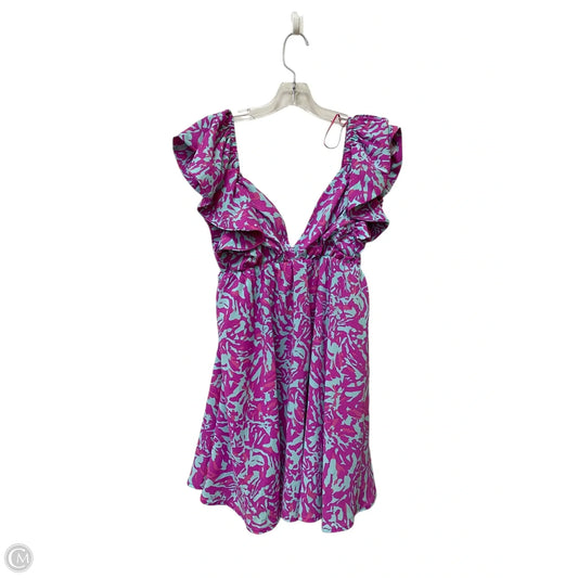 Dress Casual Short By Glam In Multi-colored, Size: M