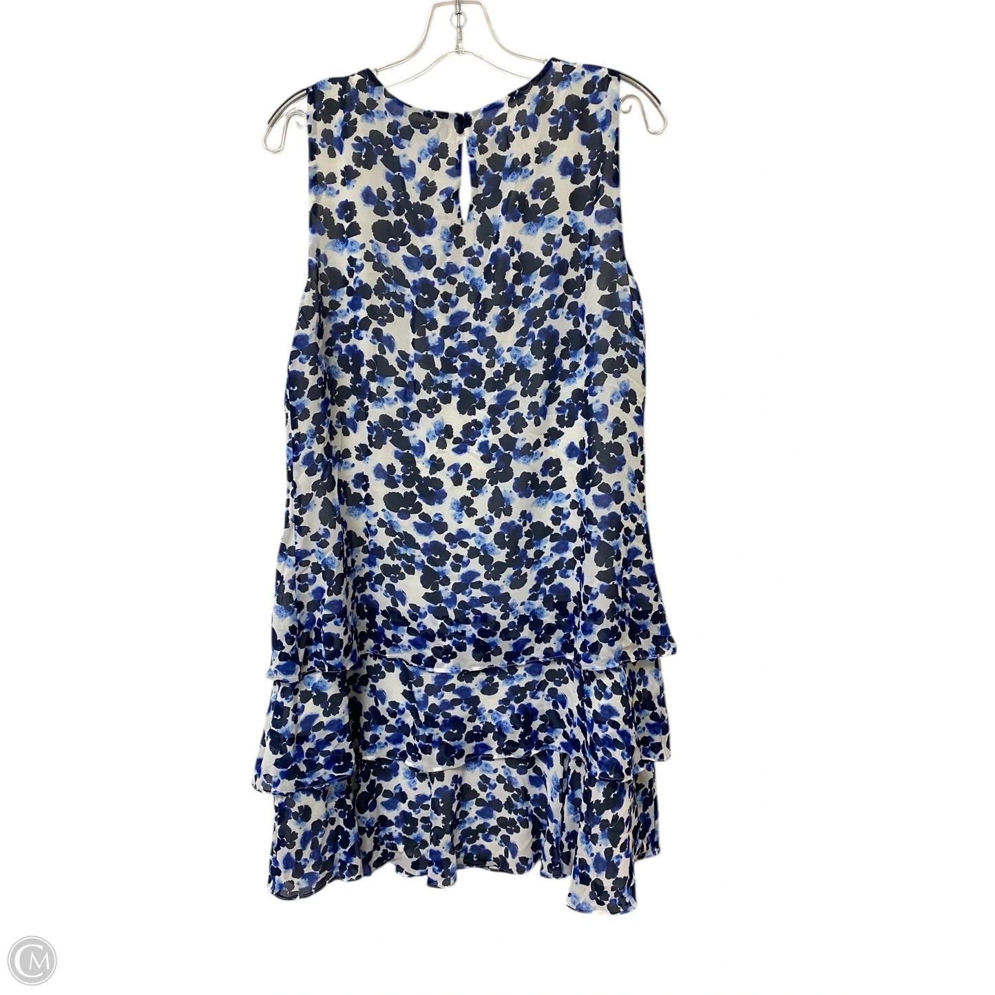Dress Casual Midi By Lauren By Ralph Lauren In Blue, Size: 12