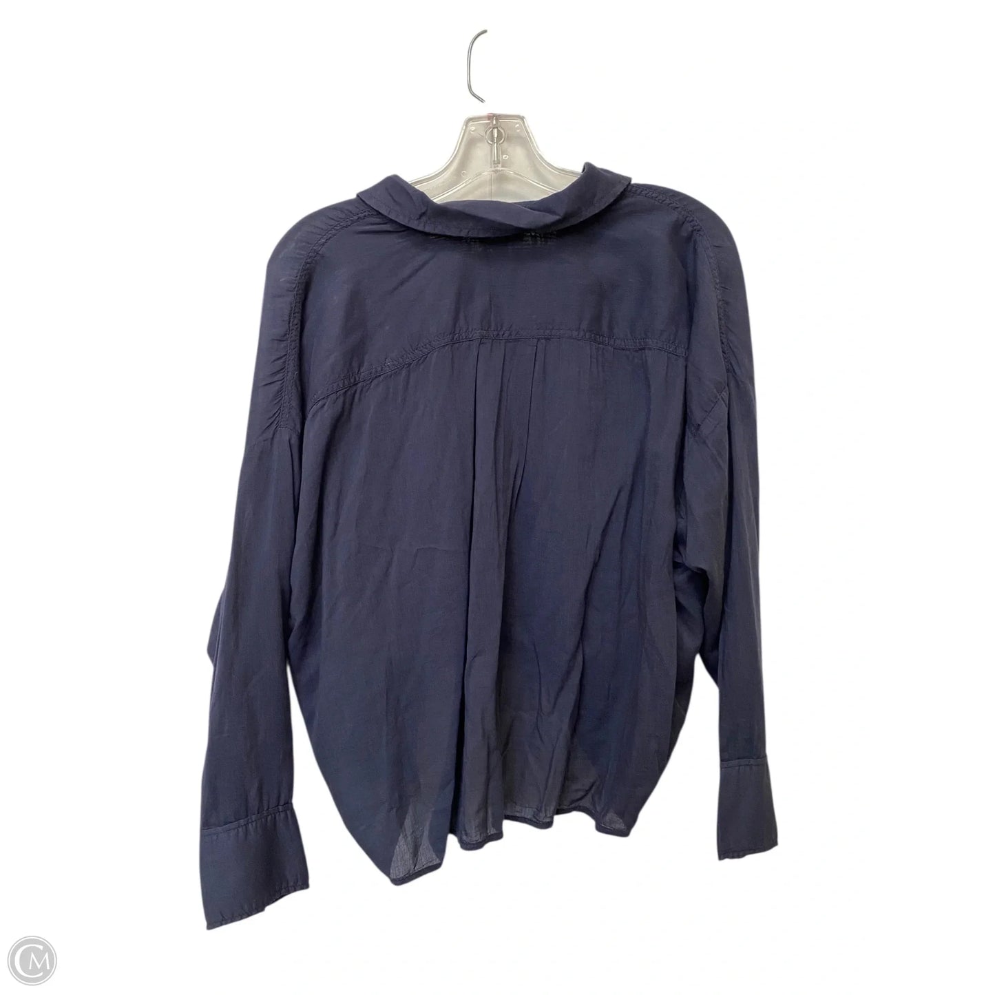 Top Long Sleeve By Pilcro In Silver, Size: Xs