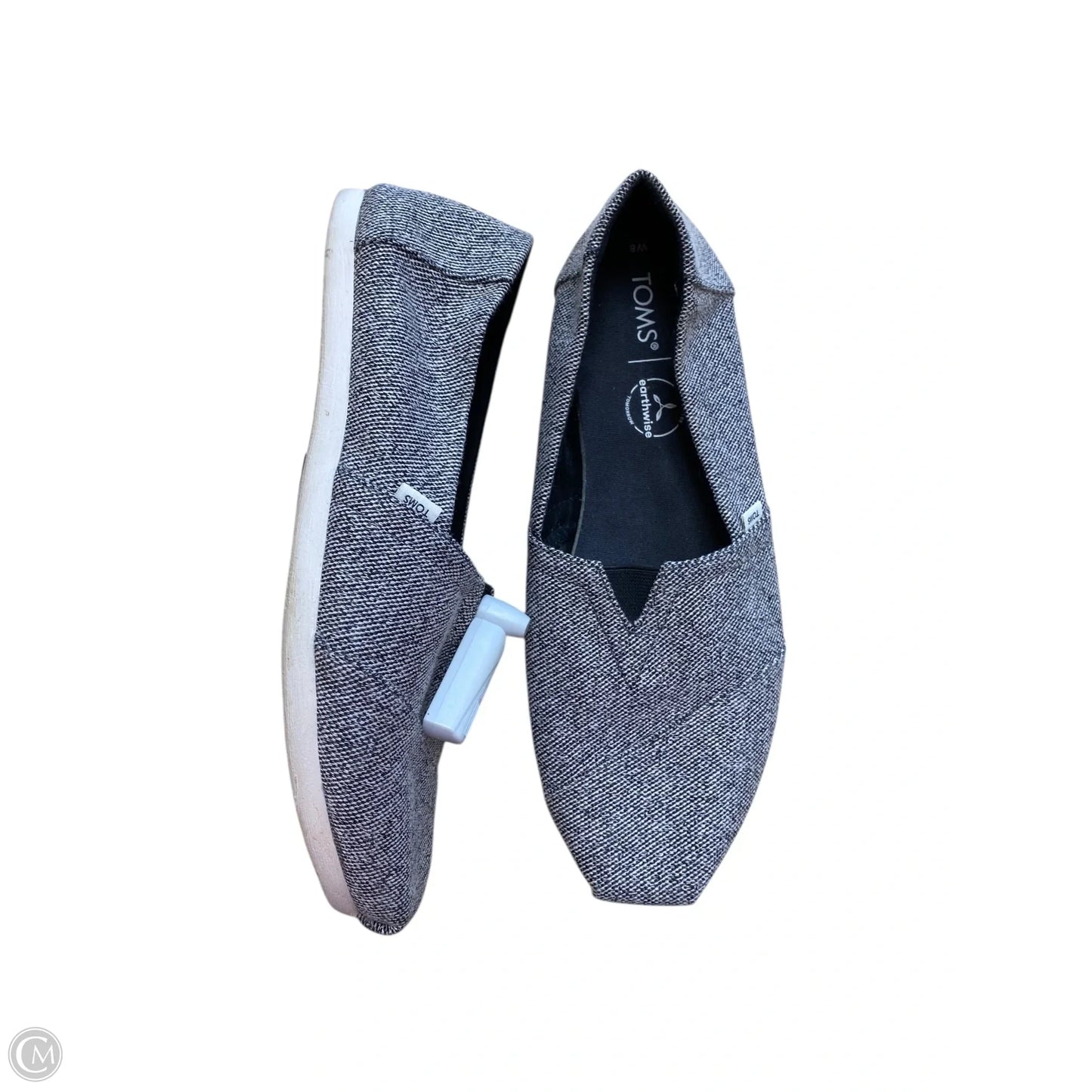 Shoes Flats By Toms In Grey, Size: 8