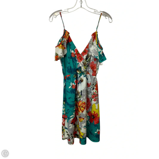 Dress Casual Midi By Mm Couture In Floral Print, Size: M