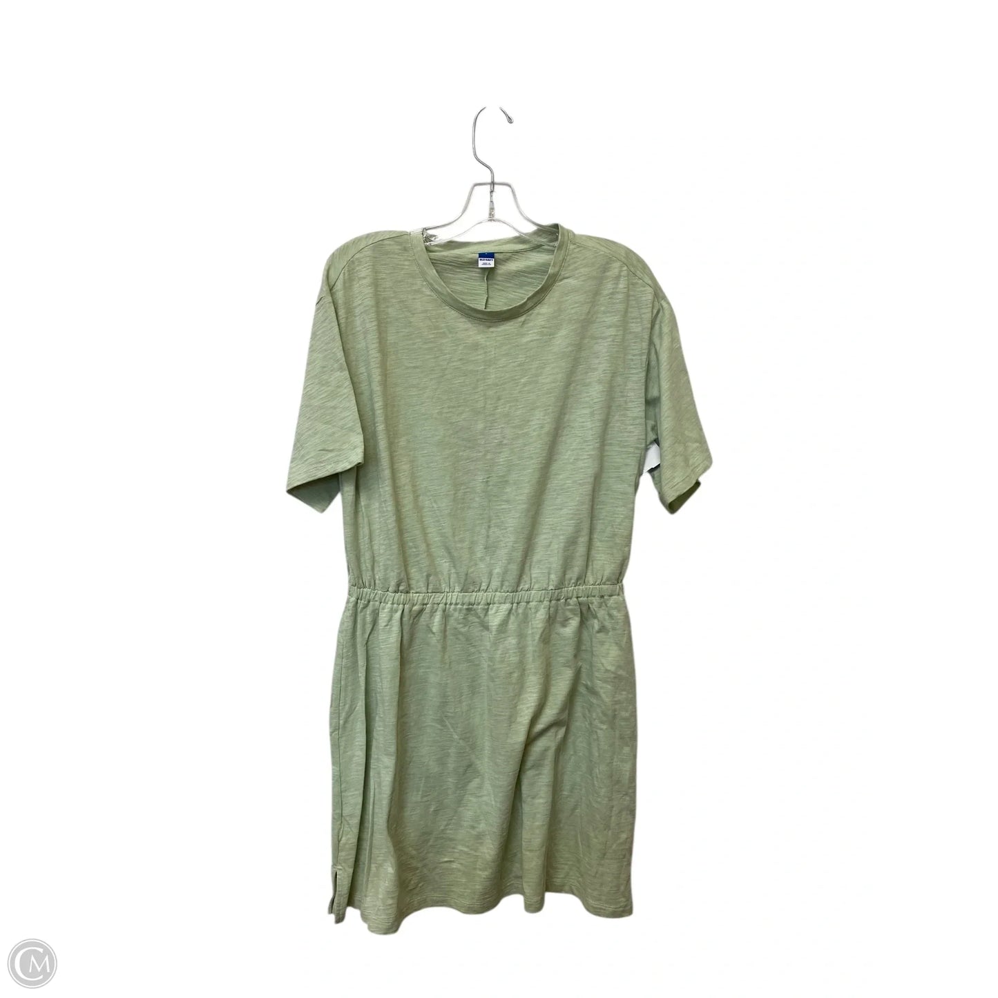 Dress Casual Midi By Old Navy In Green, Size: L