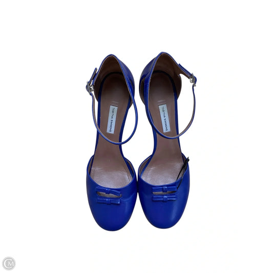 Shoes Heels Block By Cma In Blue, Size: 10