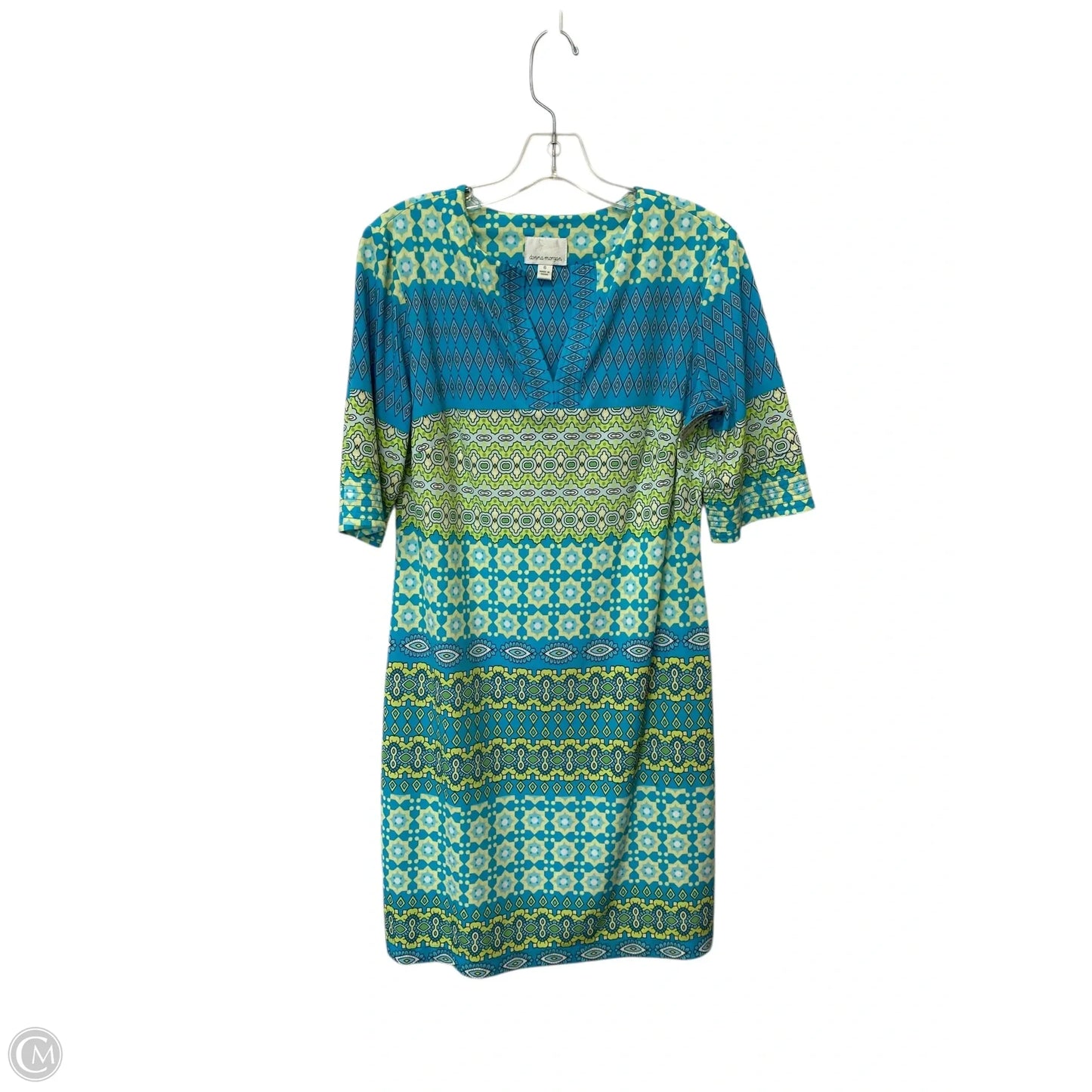 Dress Casual Short By Donna Morgan In Blue, Size: 6