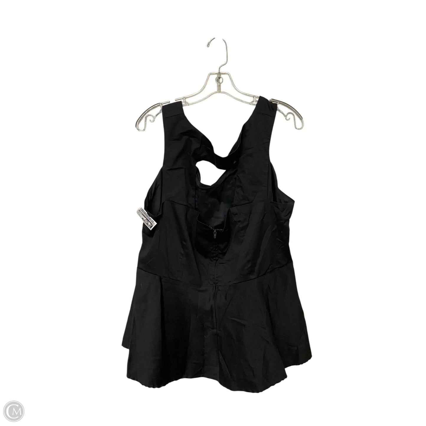 Top Sleeveless By Torrid In Black, Size: 3x