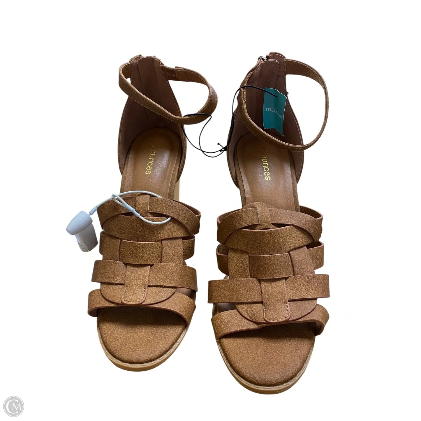 Shoes Heels Block By Maurices In Tan, Size: 8.5