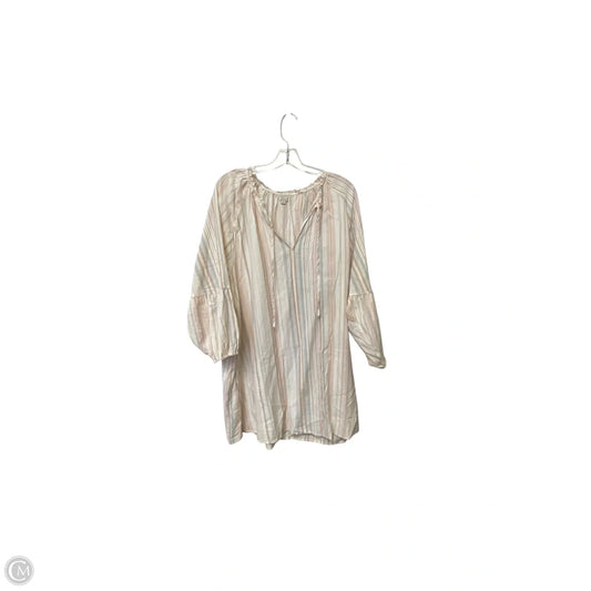 Dress Casual Short By Loft In Striped Pattern, Size: L