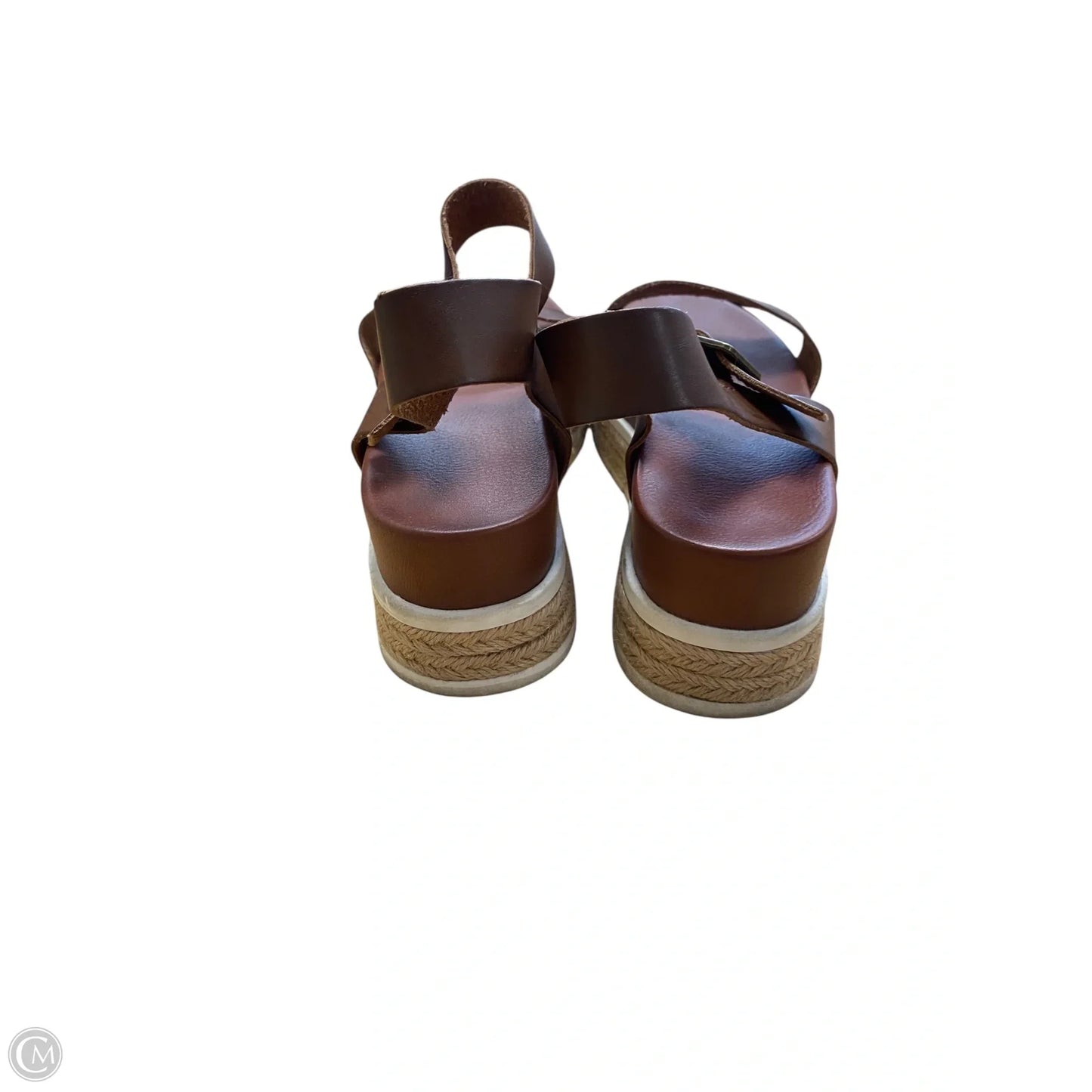 Sandals Heels Platform By Mia In Brown, Size: 8.5