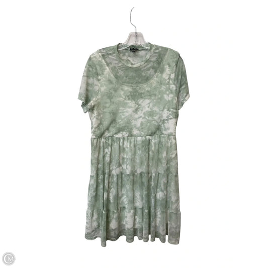 Dress Casual Short By Lily Rose In Green, Size: Xxl