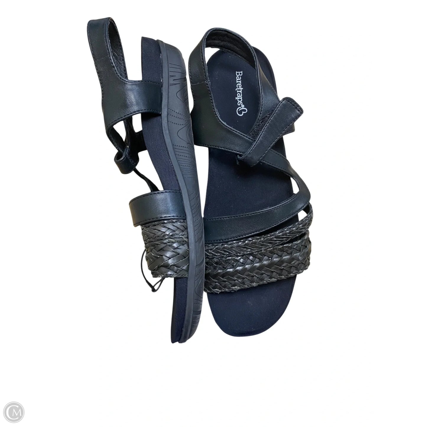 Sandals Flats By Bare Traps In Black, Size: 9.5