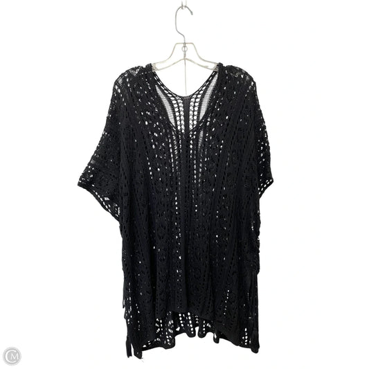 Swimwear Cover-up By Clothes Mentor In Black, Size: L