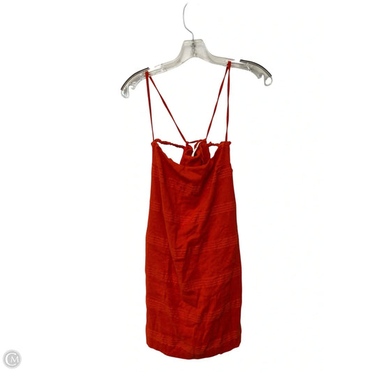 Dress Casual Short By Free People In Orange, Size: Xs