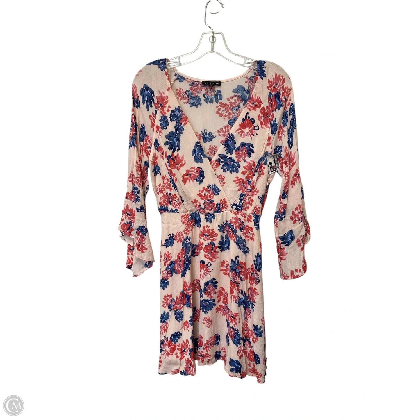 Dress Casual Short By As U Wish In Pink, Size: S