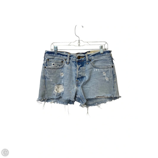 Shorts By Hollister In Blue Denim, Size: 12