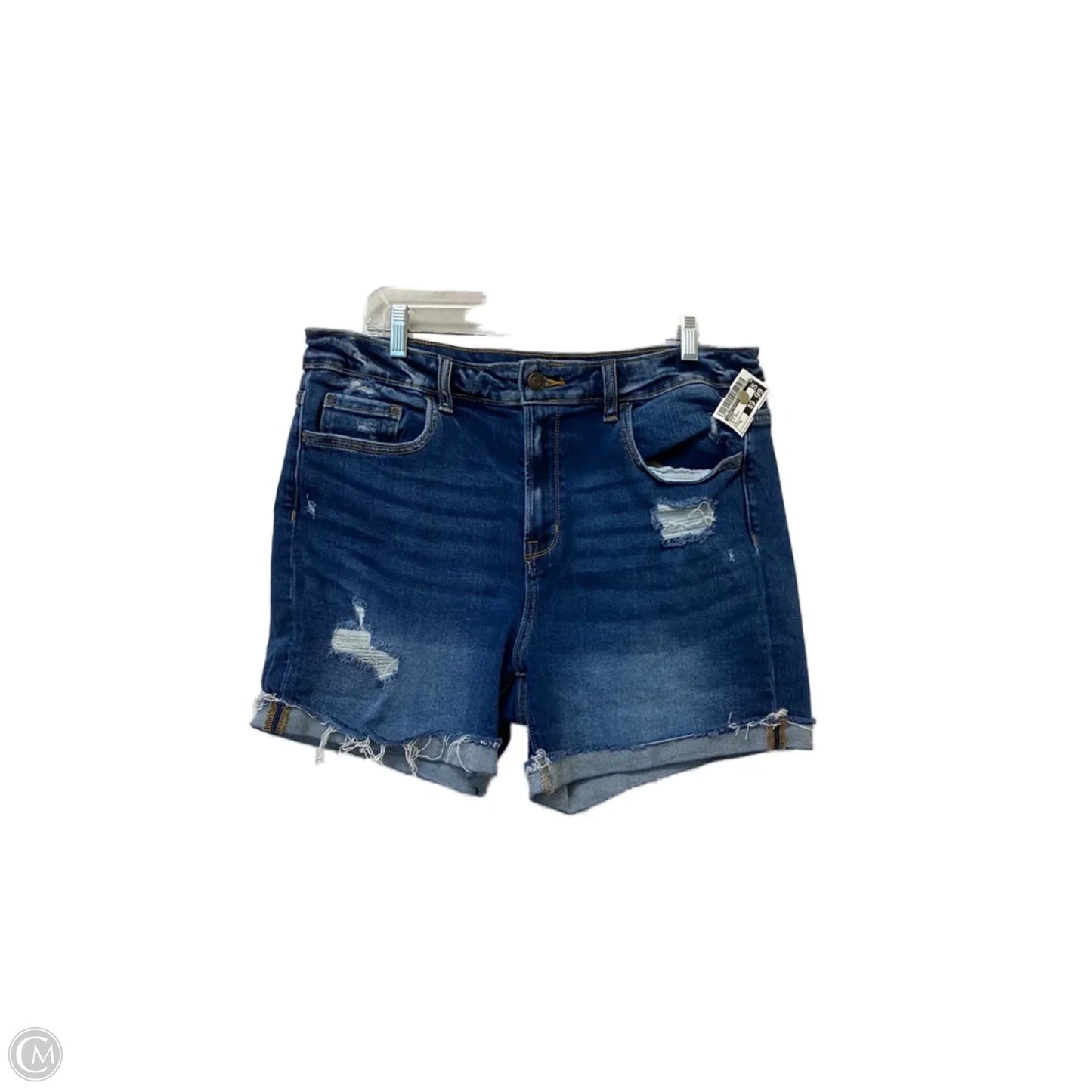 Shorts By Zenana Outfitters In Blue Denim, Size: Xl