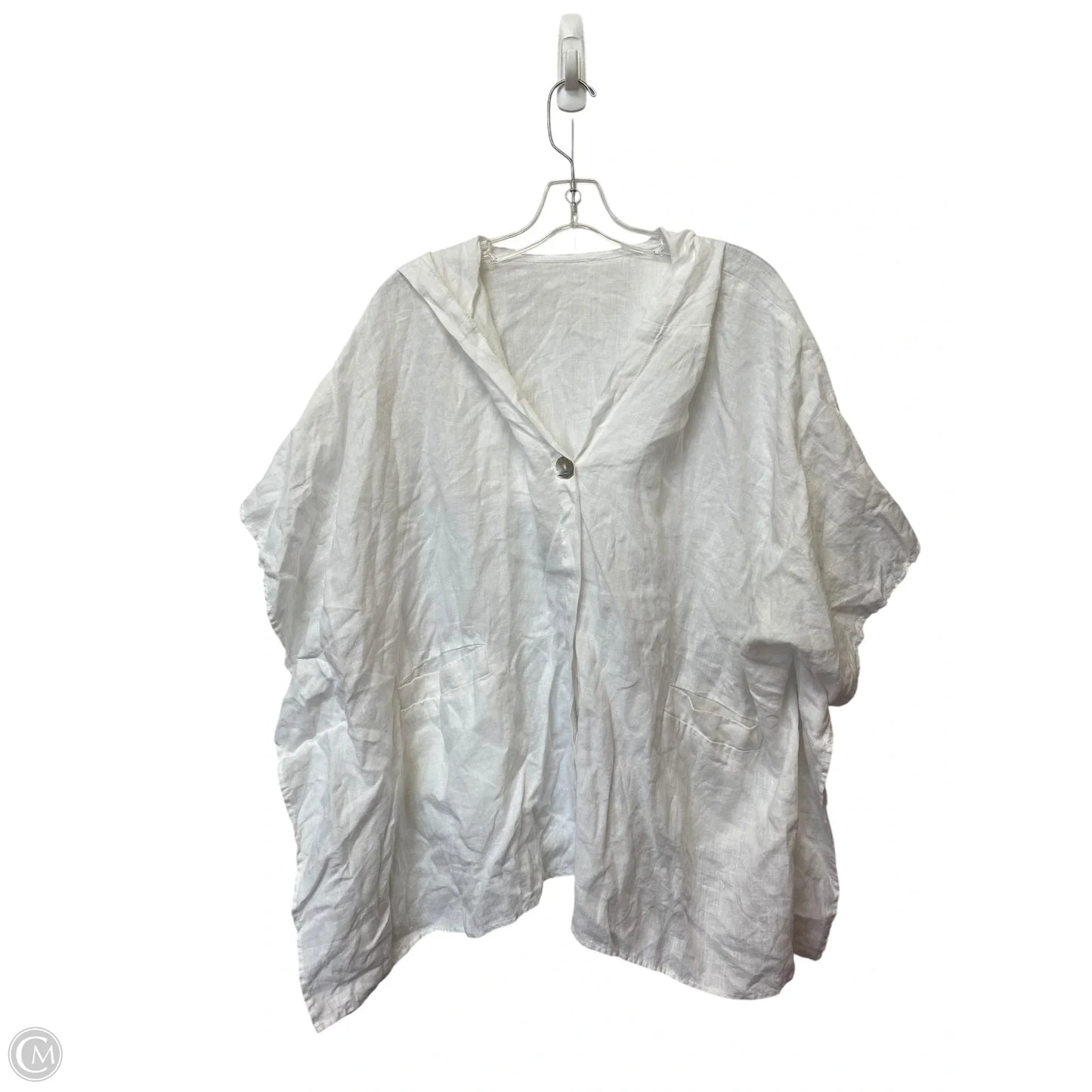 Shawl By Clothes Mentor In White, Size: Osfm
