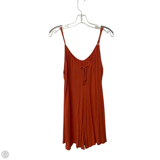 Romper By Cmf In Orange, Size: S
