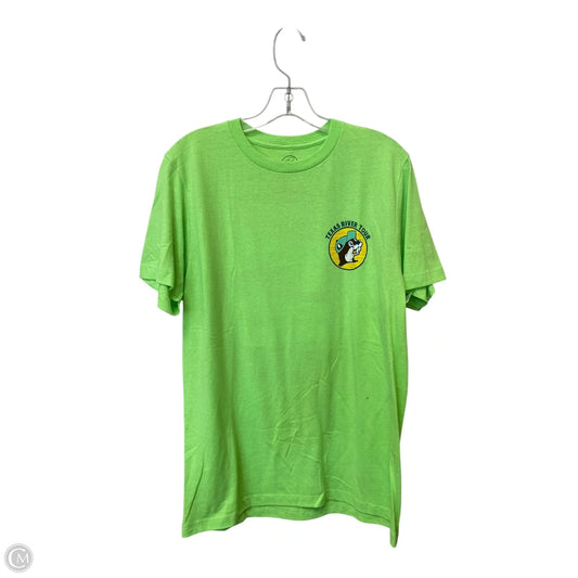 Top Short Sleeve By Cme In Green, Size: M