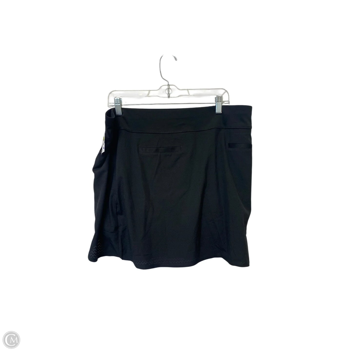 Athletic Skort By Callaway In Black, Size: Xxl