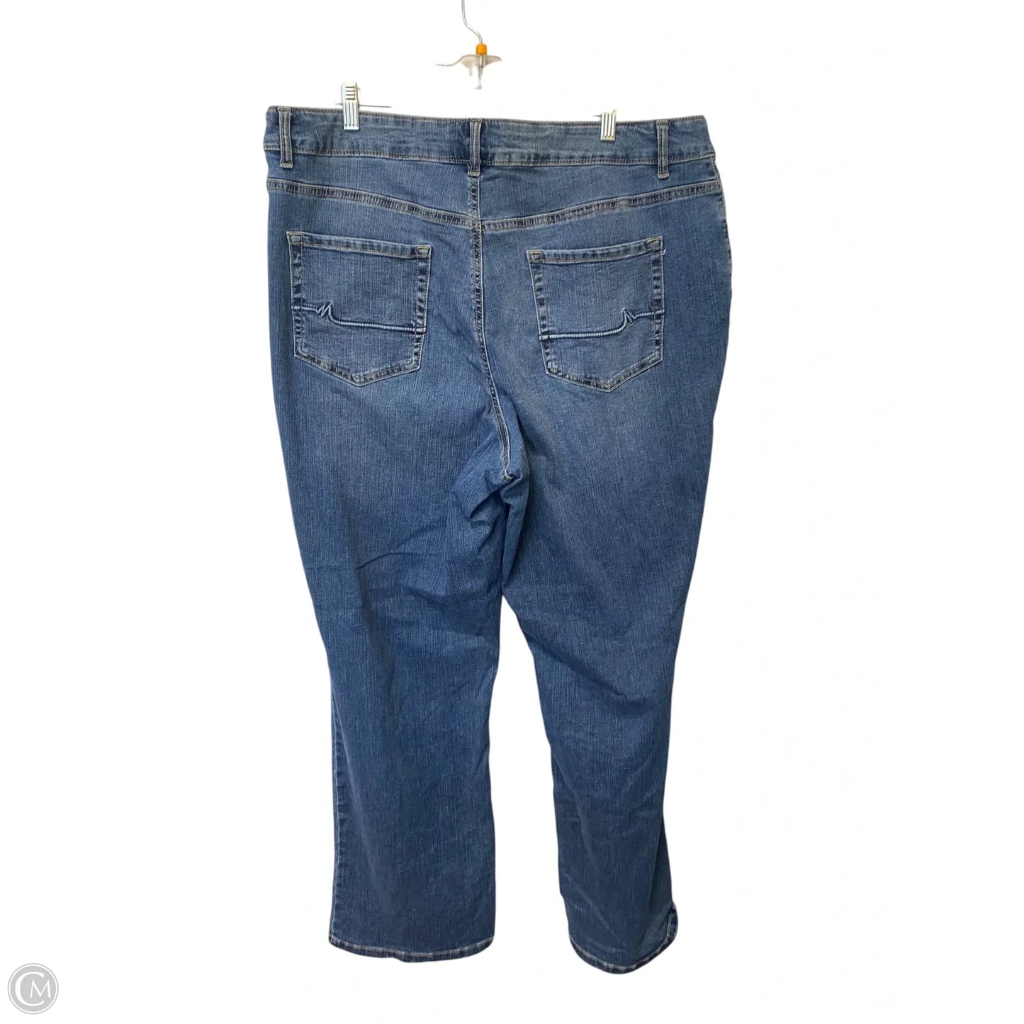 Jeans Straight By Maurices In Blue Denim, Size: 22