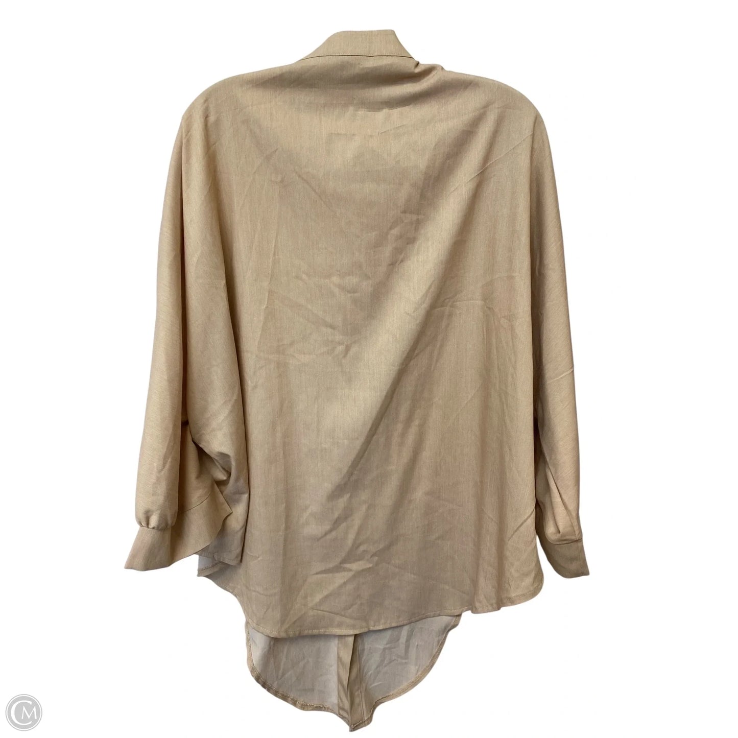 Top Long Sleeve By Jones And Co In Tortoise Shell Print, Size: 1x