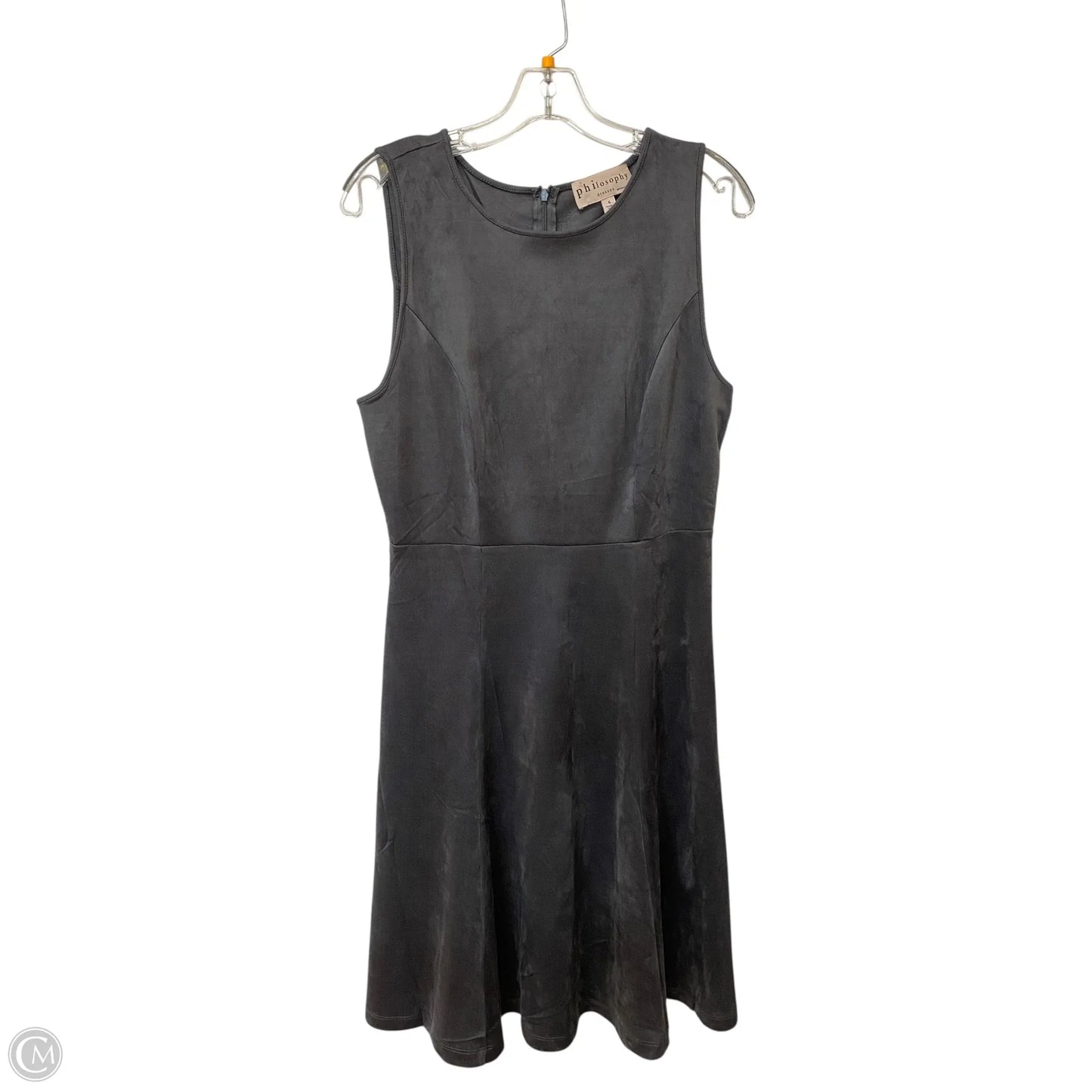 Dress Casual Midi By Philosophy In Grey, Size: 6