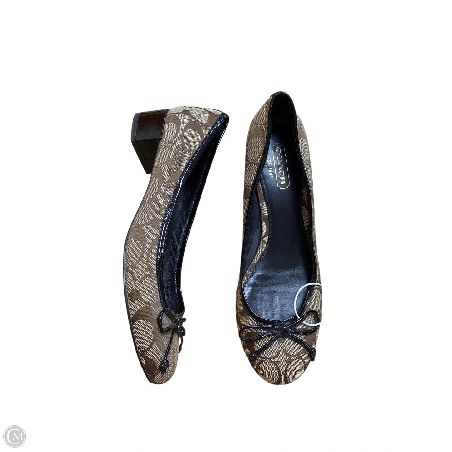 Shoes Designer By Coach In Tan, Size: 9