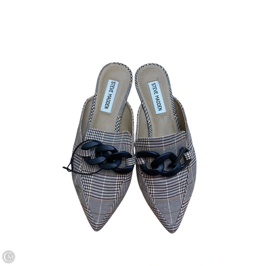Shoes Flats By Steve Madden In Plaid Pattern, Size: 7