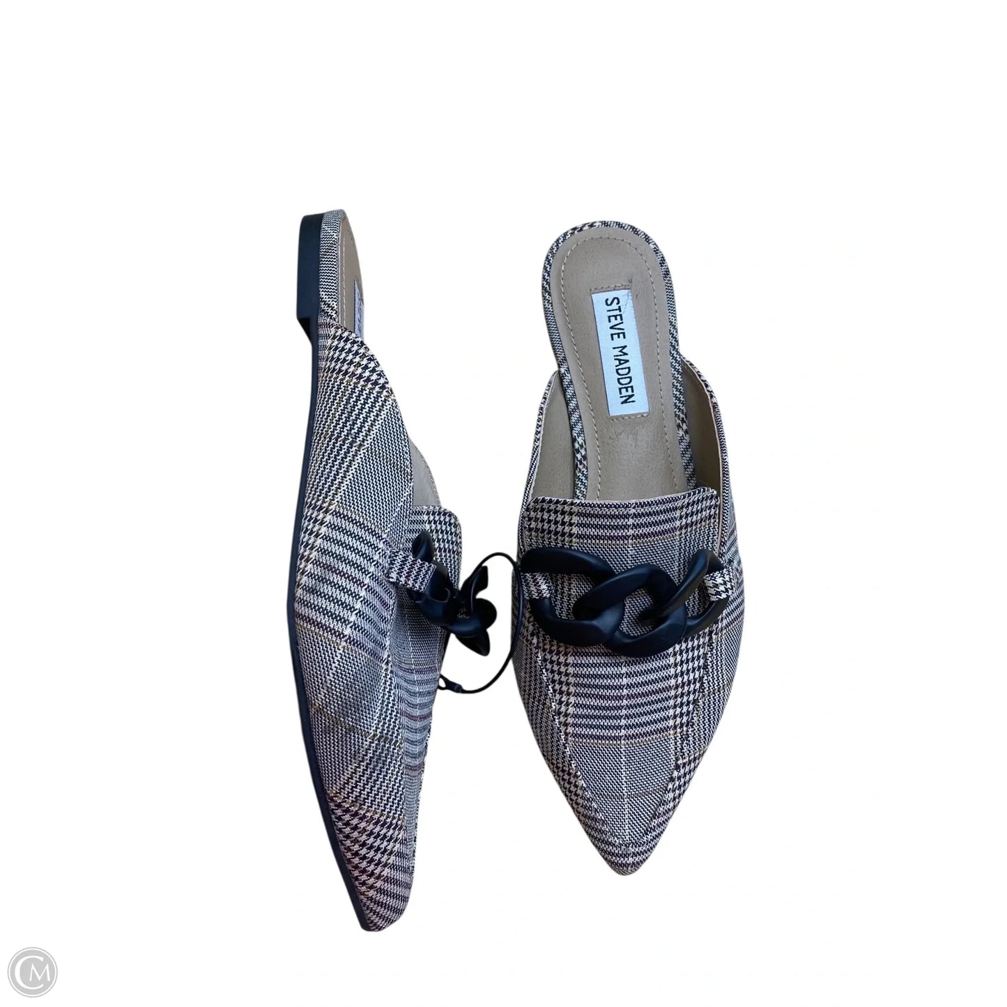 Shoes Flats By Steve Madden In Plaid Pattern, Size: 7