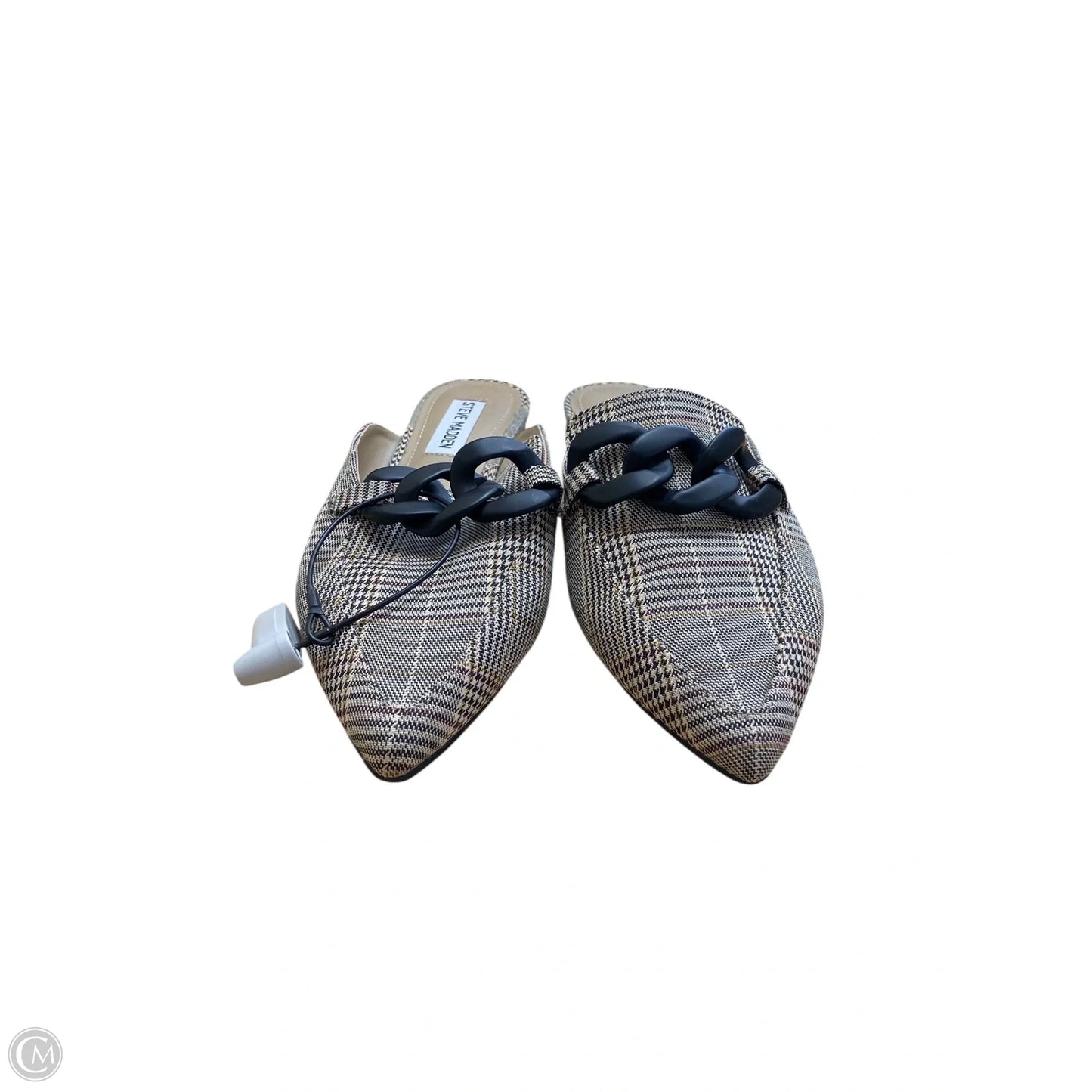Shoes Flats By Steve Madden In Plaid Pattern, Size: 7