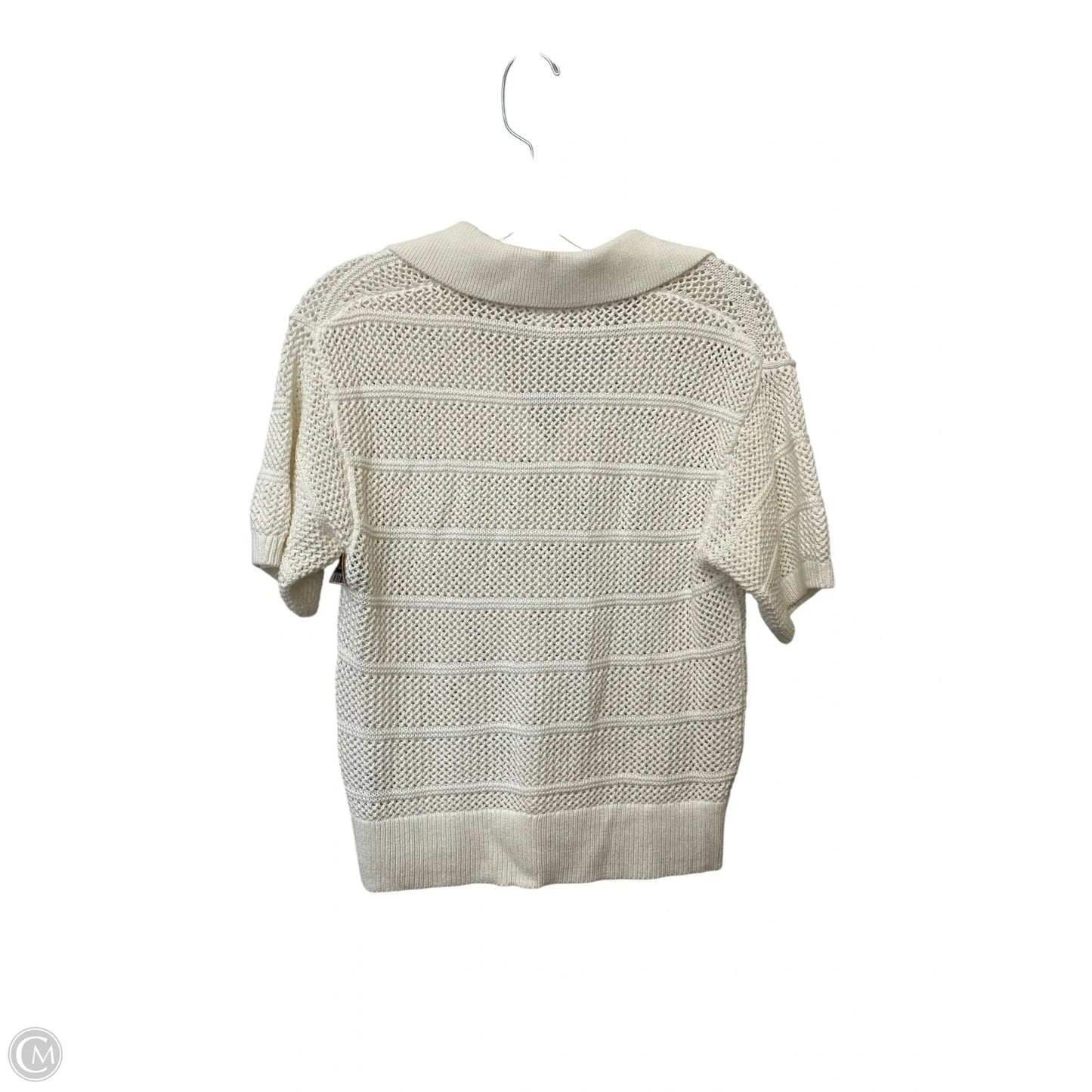 Sweater Short Sleeve By Old Navy In Cream, Size: S