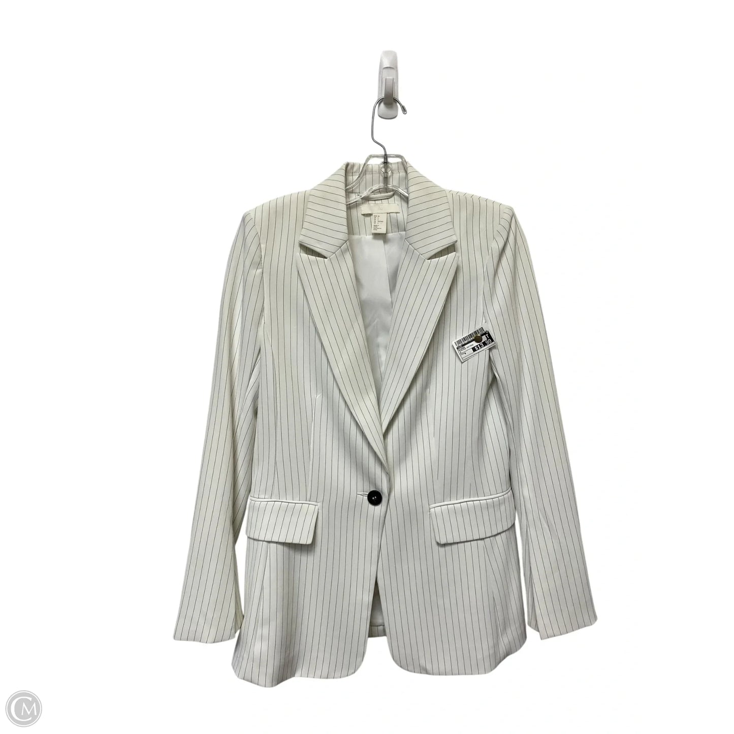 Blazer By H&m In Striped Pattern, Size: 6